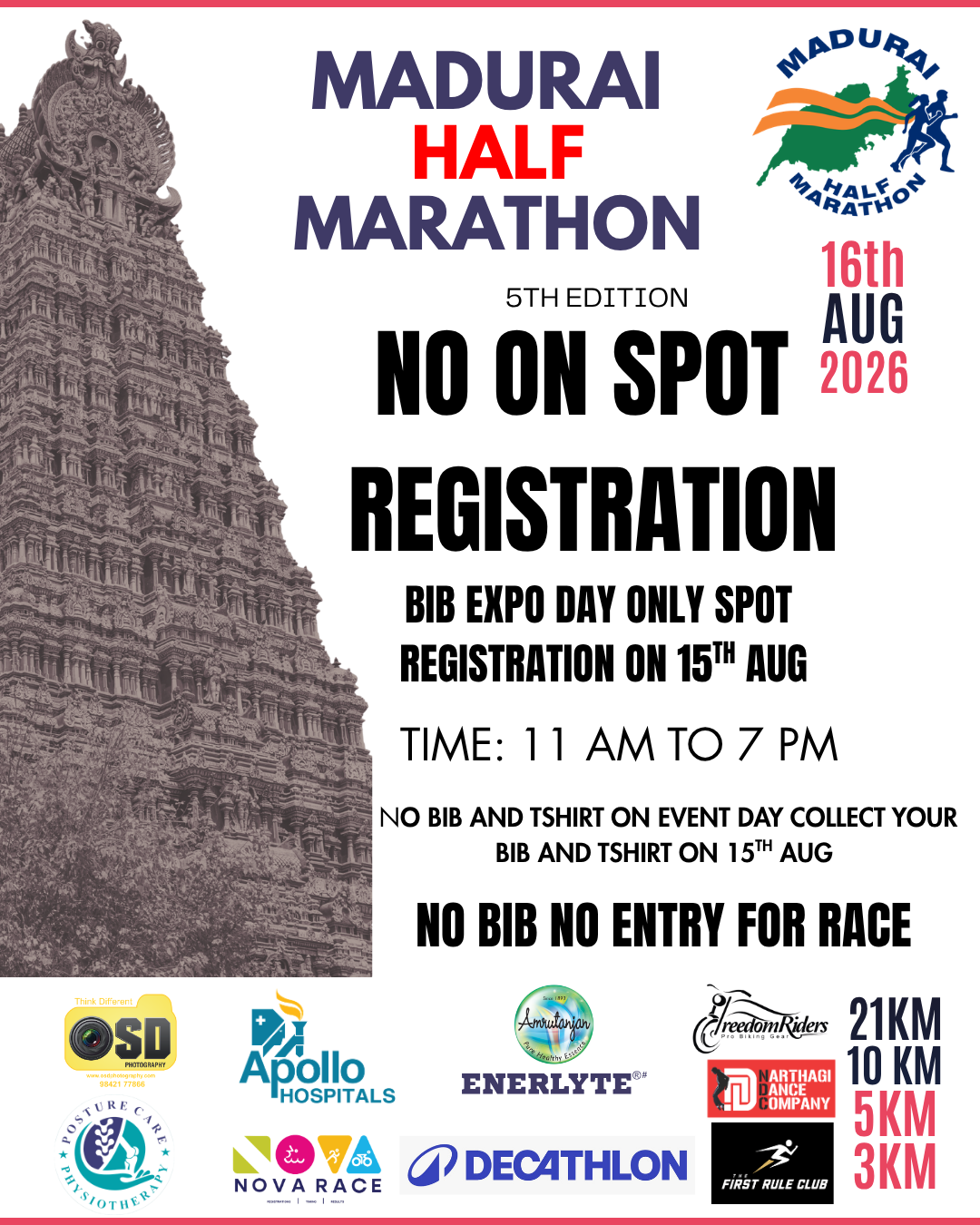Madurai Half Marathon (16 Aug 2026) Post (6)
