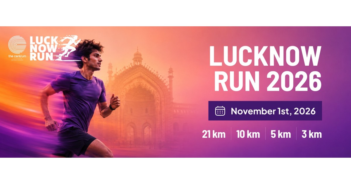 Lucknow Run 2026 banner