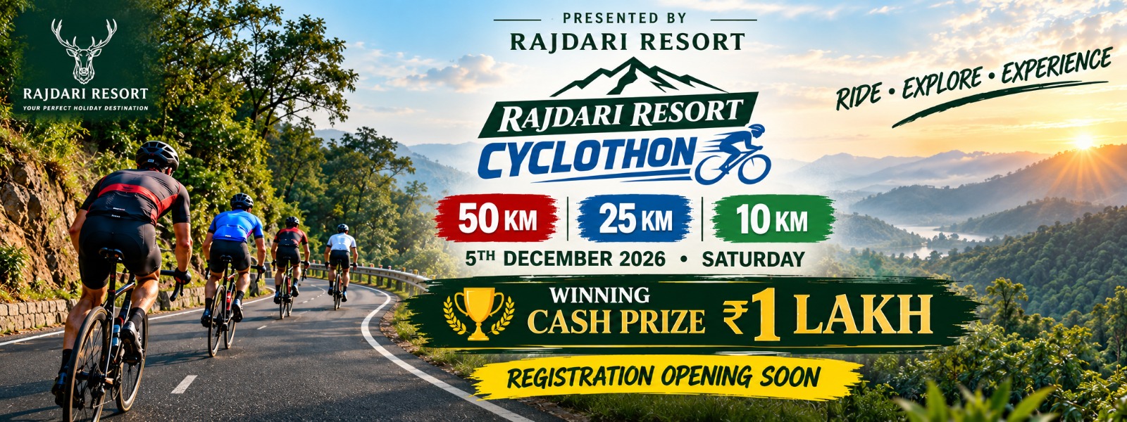RAJDARI RESORT CYCLOTHON banner